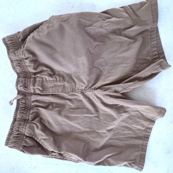 Wonder Nation Boys Tan Elastic Waist Shorts L (10-12) Cotton Casual Summer Wear - Picture 2 of 6